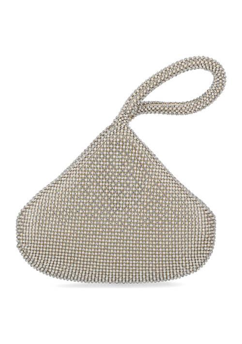 Jessica McClintock Mcclintock Staci Wristlet Sparkle Mesh Bag