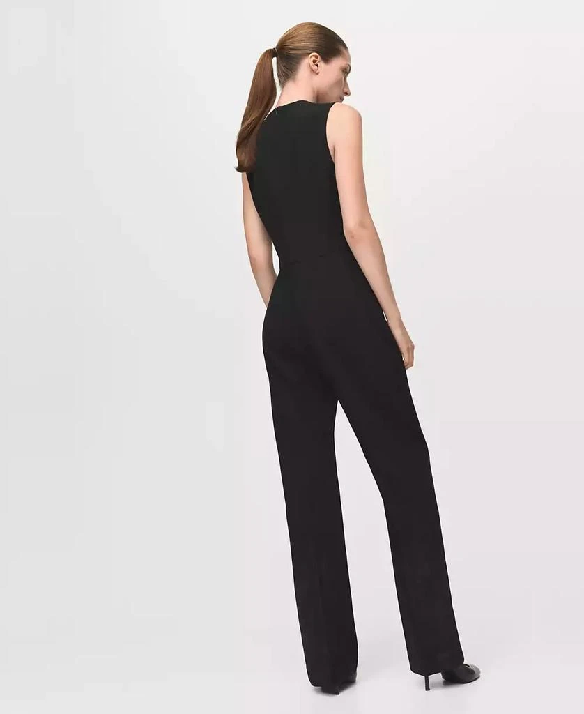 Mango Women
s Long Suit-Style Jumpsuit 4