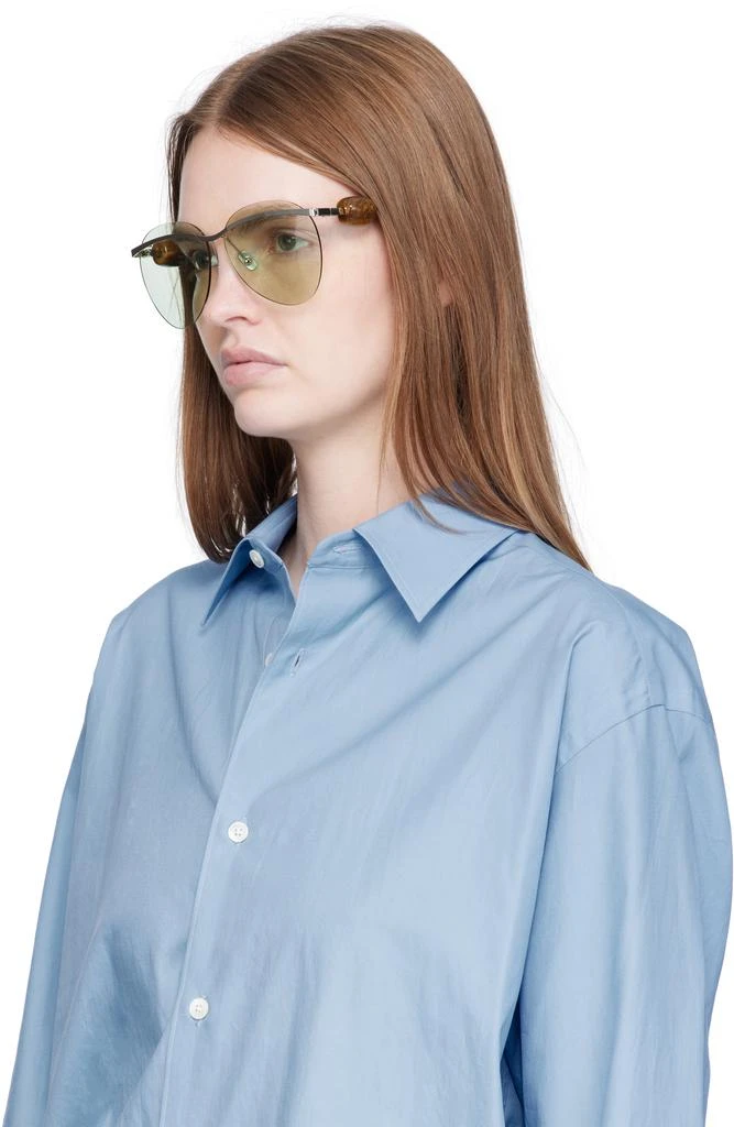 Shop Silver Lele Stone 76 Sunglasses on Sale at BeyondStyle  display picture 1