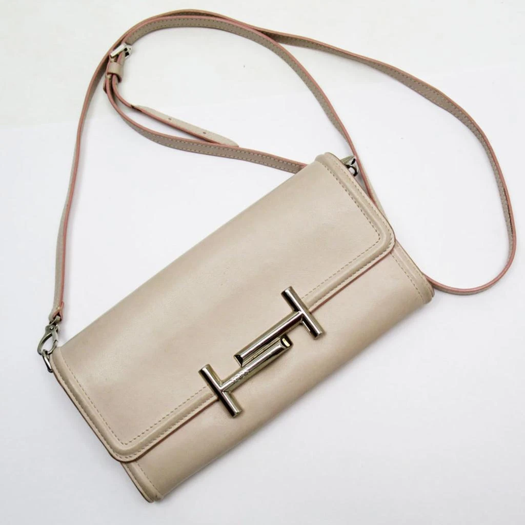 Tod
s Tod
s Leather Chain/Shoulder Wallet (Pre-Owned)