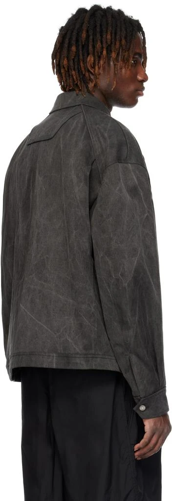 Juun.J Gray Washed Cotton Work Denim Jacket 3