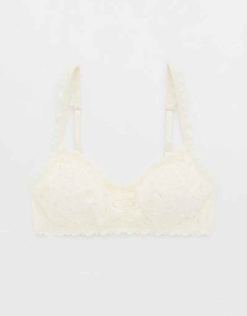 Aerie Show Off Rosey Lace Scoop Bralette 3