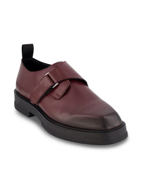 Karl Lagerfeld Paris Leather Monk Strap Shoes 2