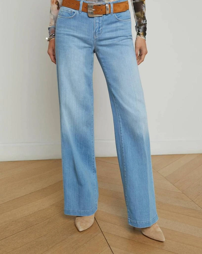 L'Agence L'Agence - Joanne Low-rise Wide-leg Jeans 3