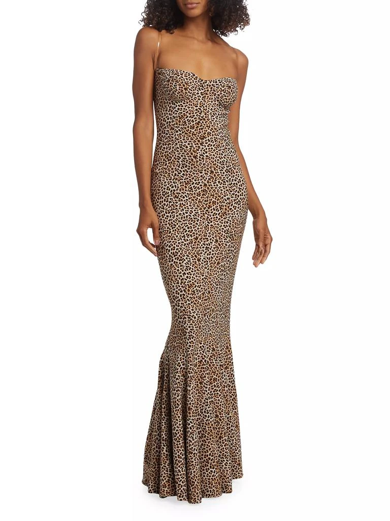 Norma Kamali Bonded Corset Gown 3