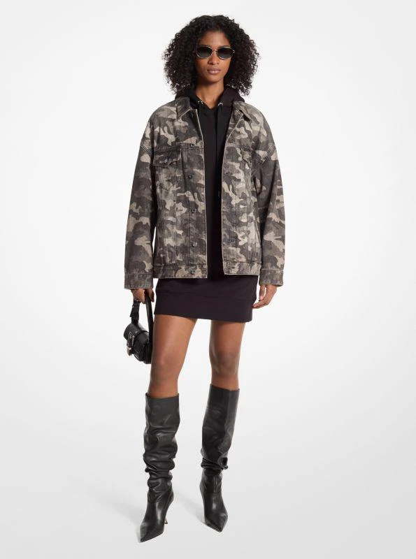 Michael Kors Camouflage Denim Jacket 2