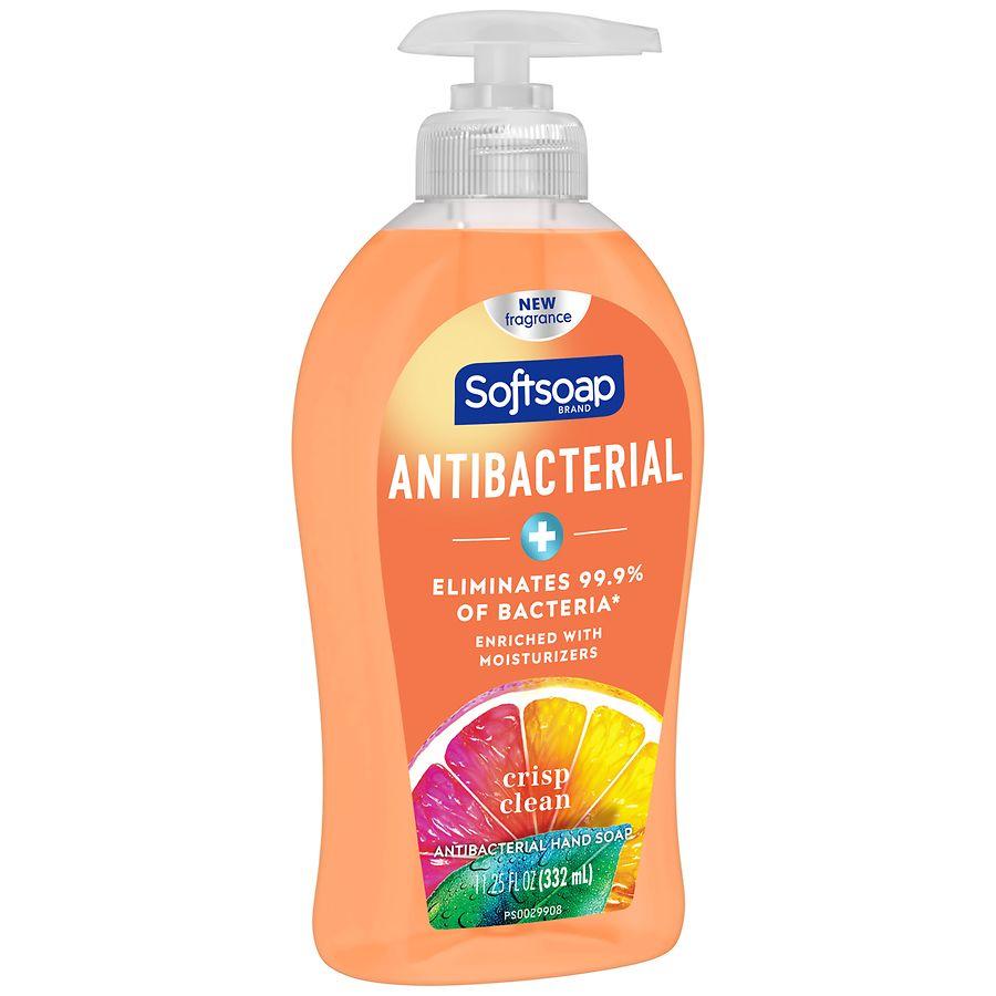 Softsoap Antibacterial Liquid Hand Soap Pump Crisp Clean