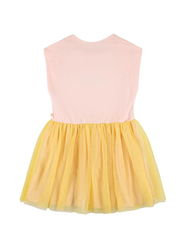 BILLIEBLUSH Cotton Jersey & Tulle Dress 3