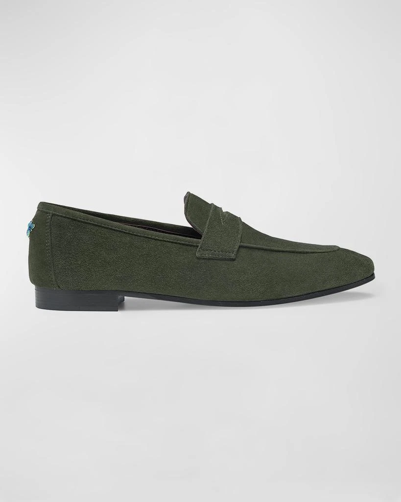 Bougeotte Flaneur Suede Penny Loafers 1