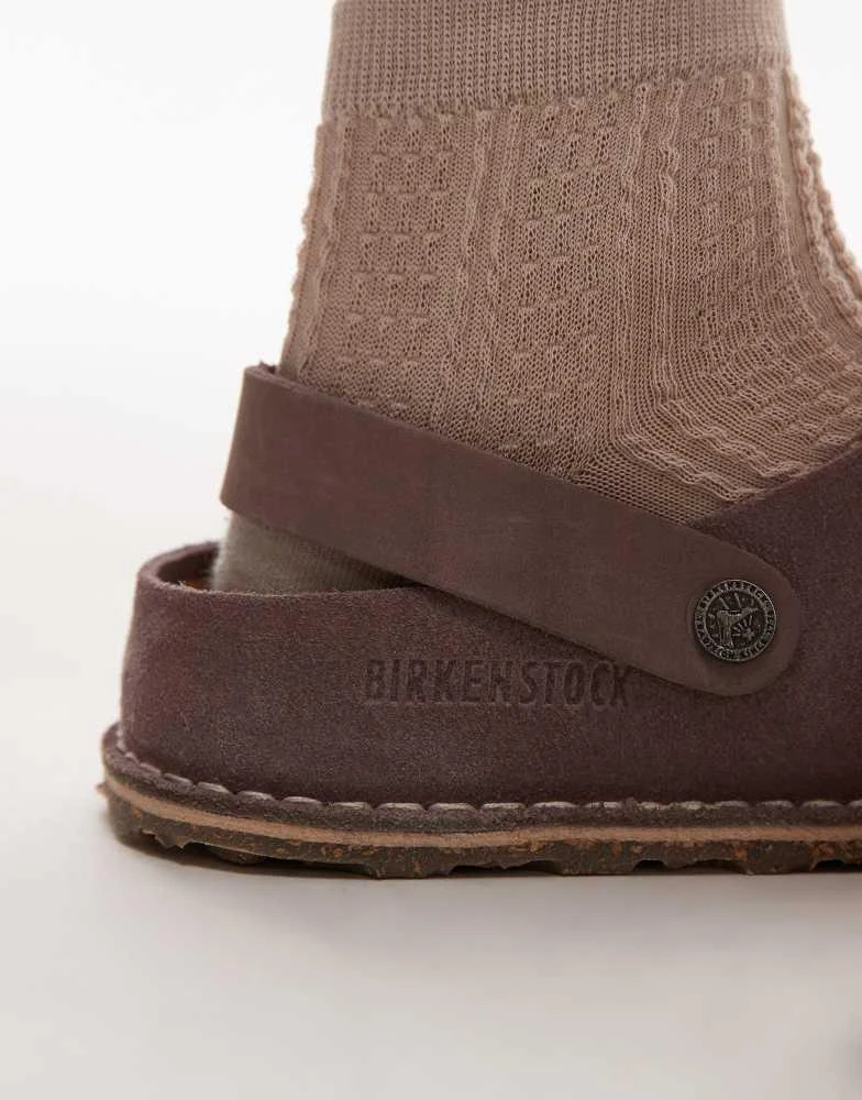Birkenstock Birkenstock Lutry suede shoe in washed purple 4