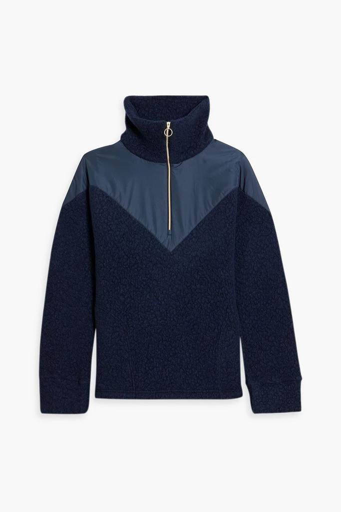 WE NORWEGIANS Alta shell-paneled fleece half-zip jacket 1