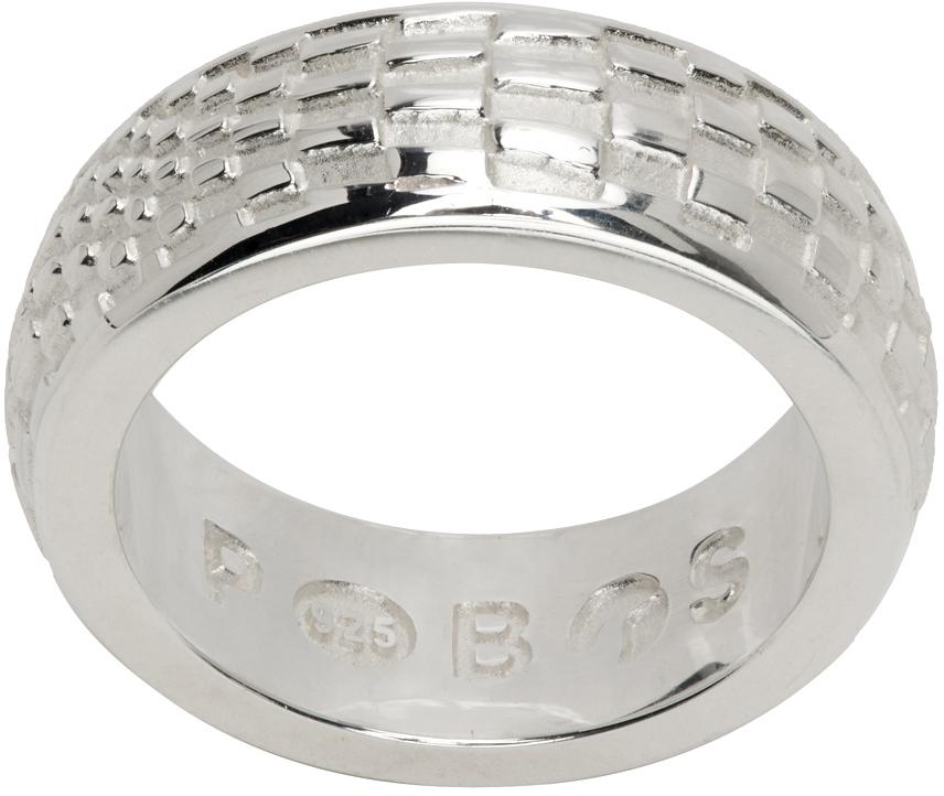 Pearls Before Swine Silver Ruln Ring
