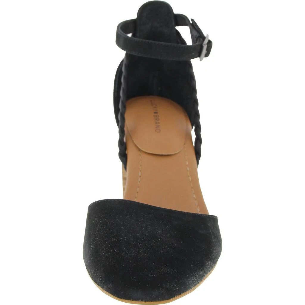 Lucky Brand Kohama Womens Braided Leather Ankle Strap 2