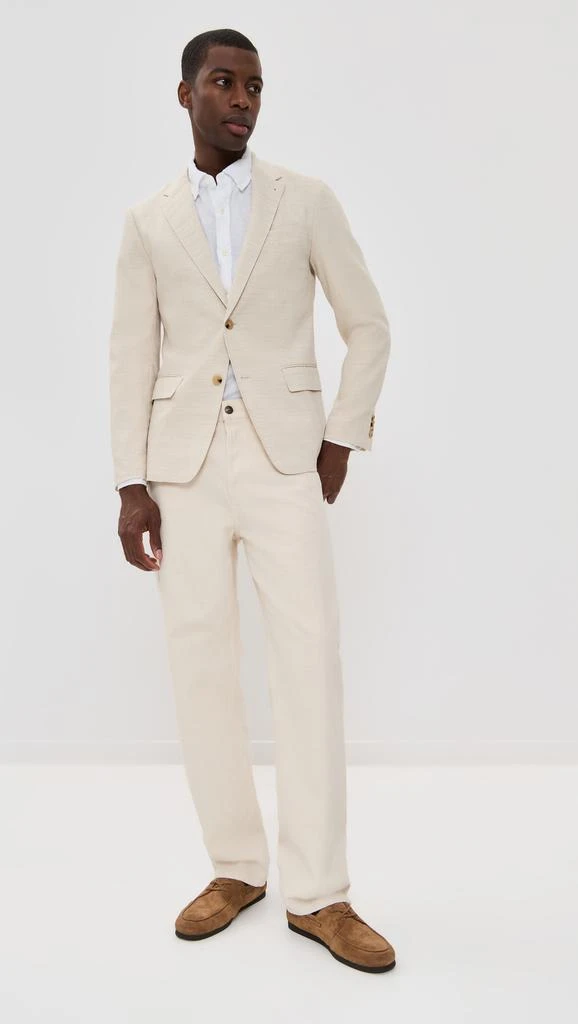 Club Monaco Stretch Linen Suit Jacket 4