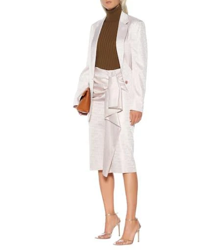 Dries Van Noten Metallic midi skirt 2