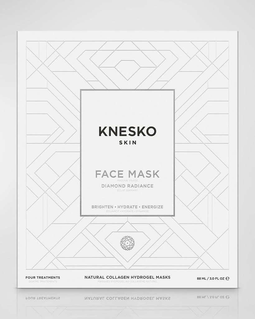 Knesko Skin Diamond Radiance Face Mask, 4 Pack 4