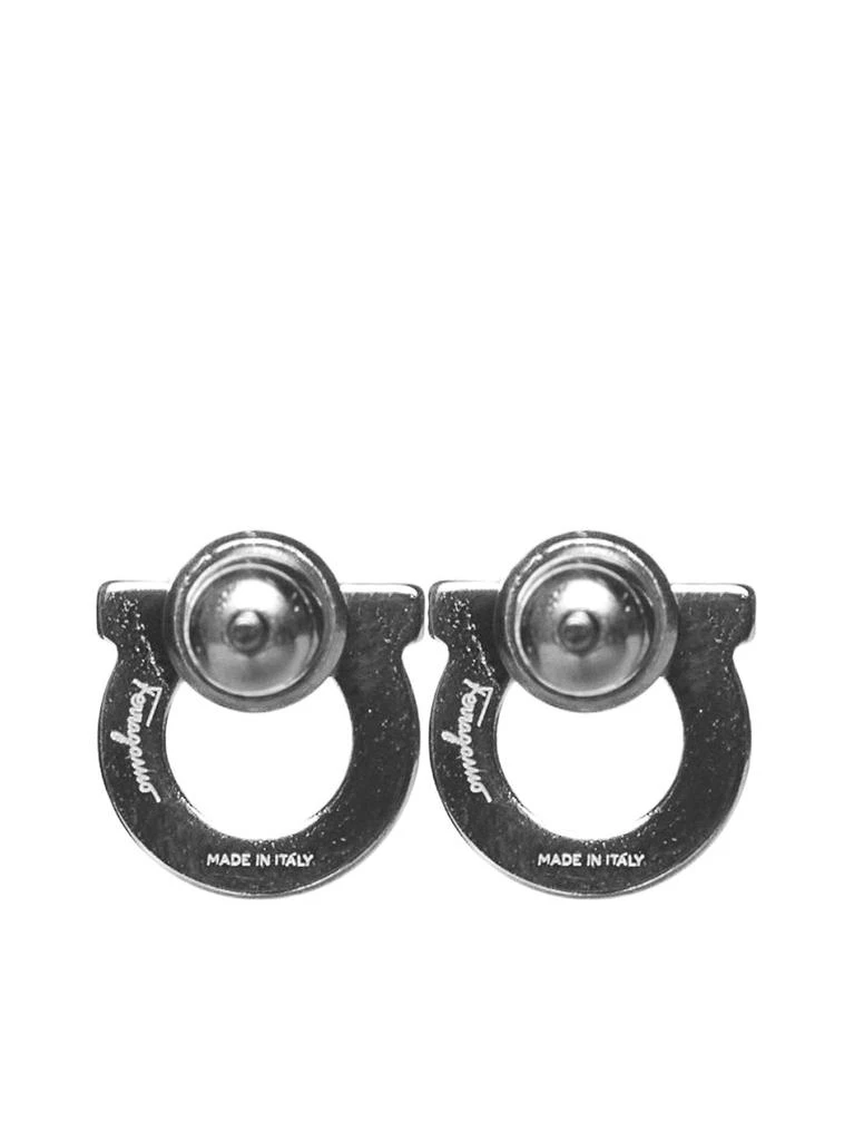 Salvatore Ferragamo Ferragamo Stud Gancini Earrings 1