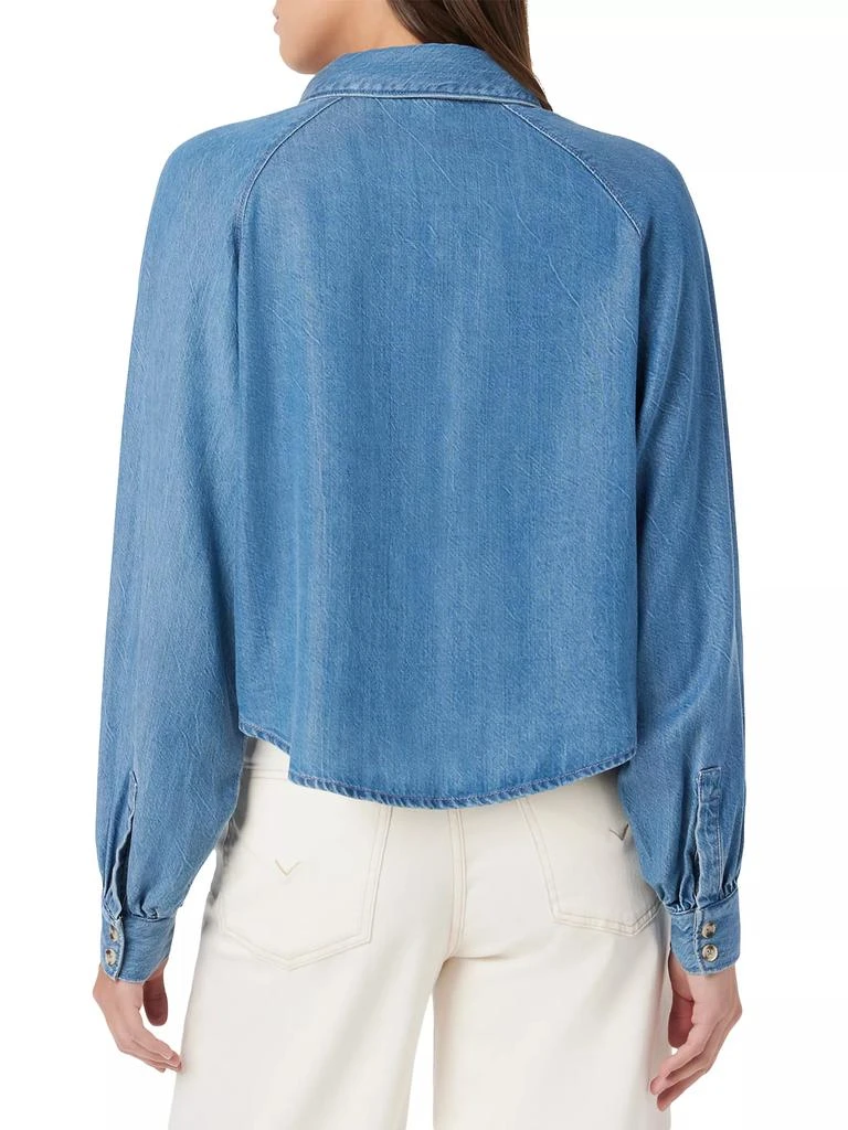 Hudson Chambray Cropped Shirt 6
