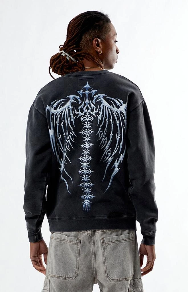 PacSun Cyber Wings Crew Neck Sweatshirt 2