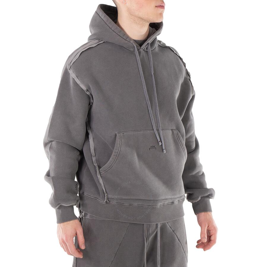 A-COLD-WALL* Men's Black Facade Cotton Hoodie