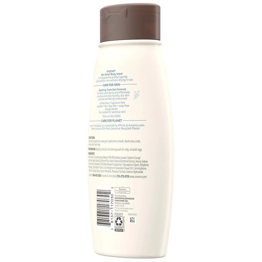 Aveeno Skin Relief Body Wash, Sensitive Skin Fragrance-Free 10