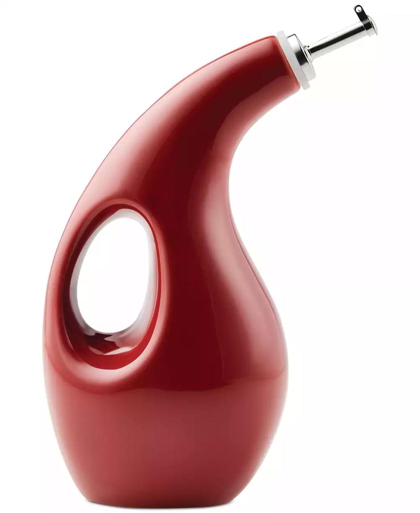 Rachael Ray Ceramic EVOO Oil and Vinegar Dispensing Bottle, 24-Ounce