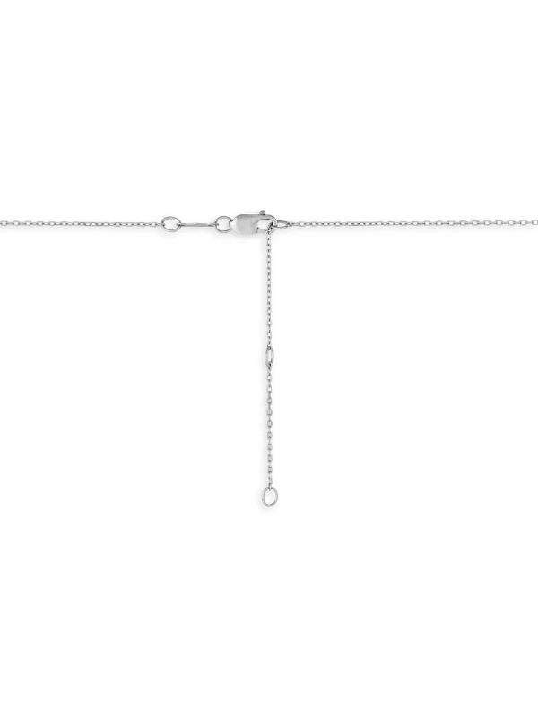 Saks Fifth Avenue 14K White Gold Pendant Necklace/18" 2