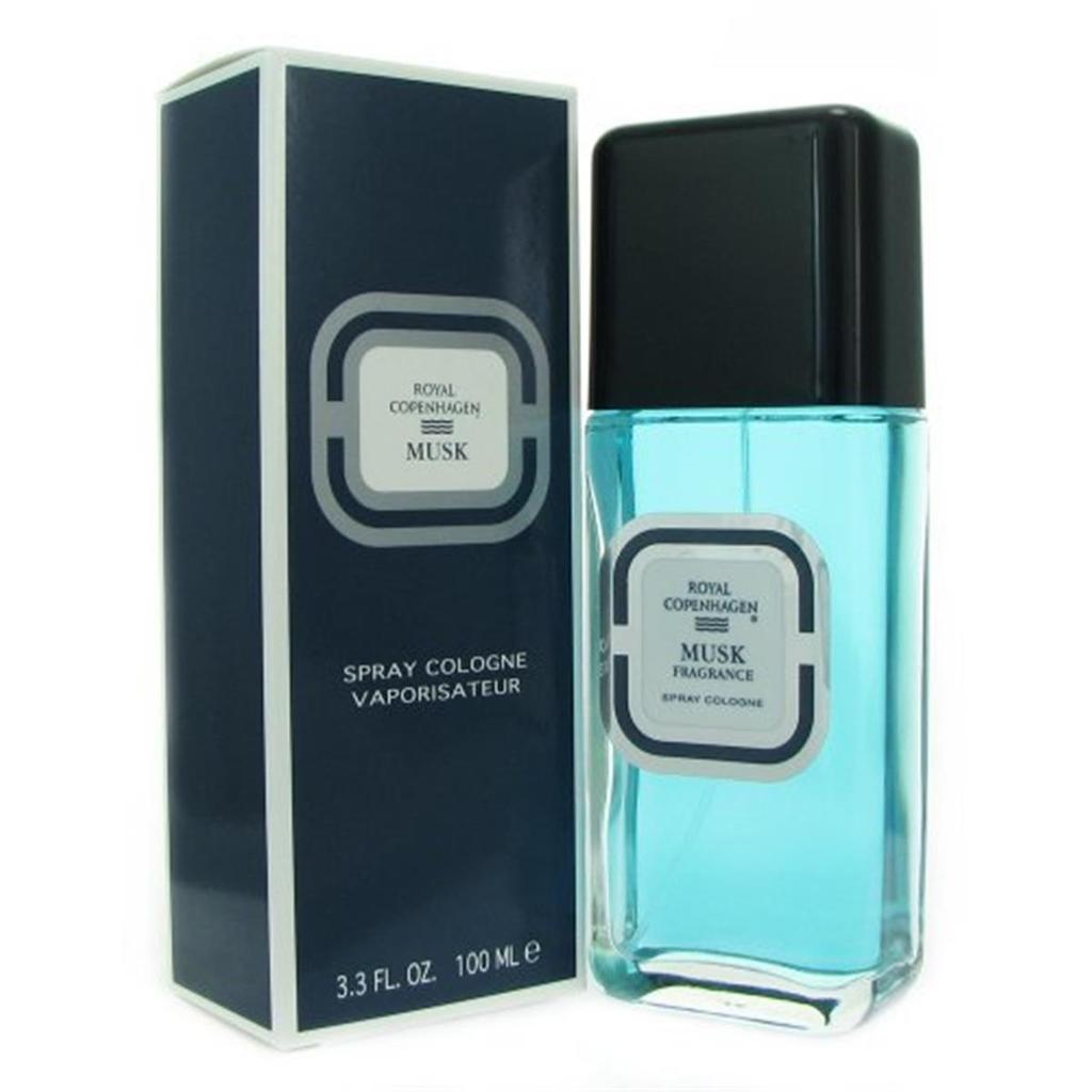 Royal Copenhagen Royal Copenhagen MROYALCOPENMSK3.3EDC 3.3 oz Mens Musk Eau De Cologne Spray