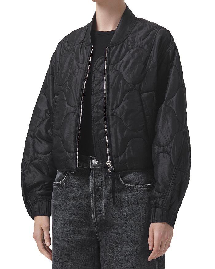 AGOLDE Khaki Iona Bomber Jacket L - Jackets - BeyondStyle