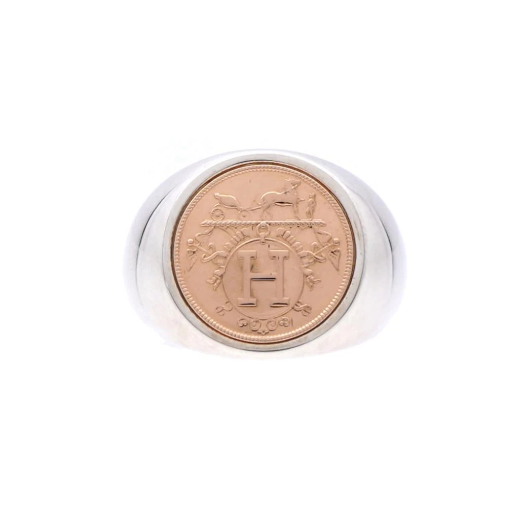 Hermes pink gold pink gold (18K) 925 Band Ring (Pre-Owned)