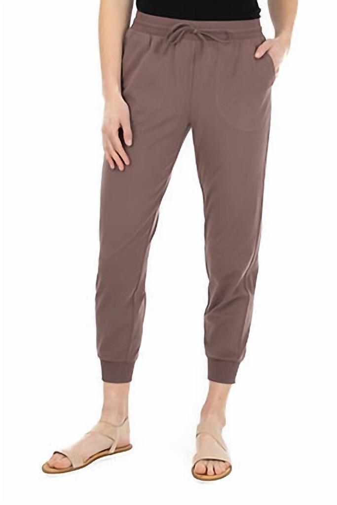 Zac Posen Zac & Rachel - Two Pocket Tie Front Solid Jogger Pants