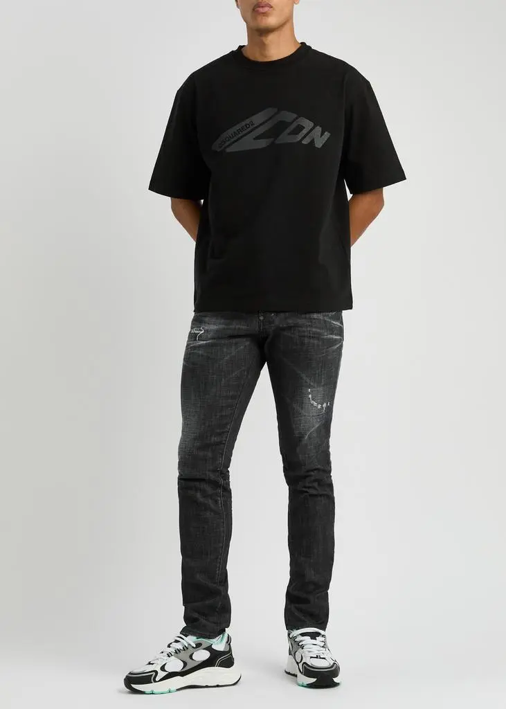 DSQUARED2 Logo-print cotton T-shirt 4