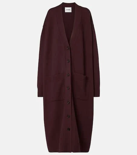 Jil Sander Oversized wool cardigan 1
