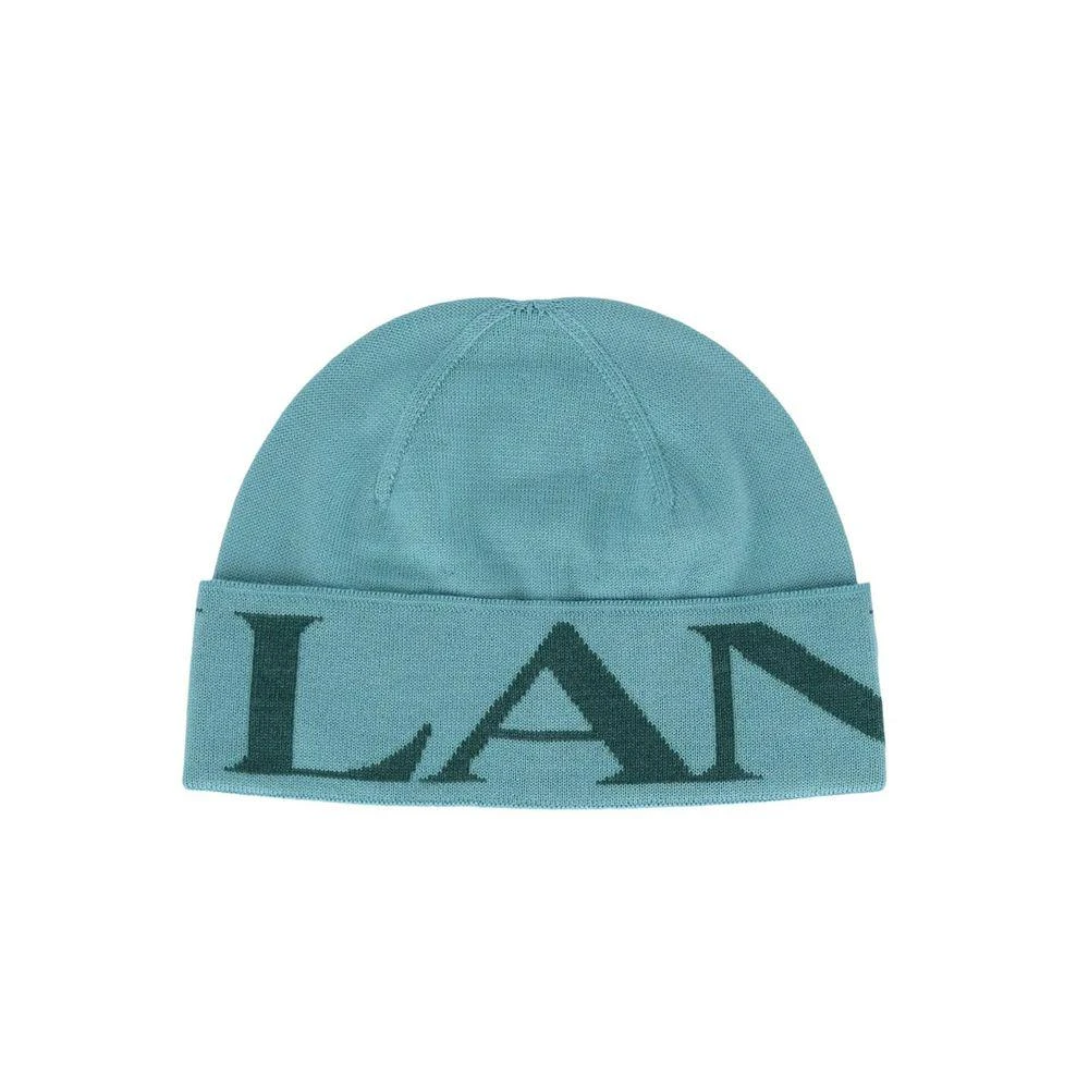 NWT Lanvin wool hat $450 NWT Lanvin Logo 100% Wool Red Beanie Hat | eBay main image 2