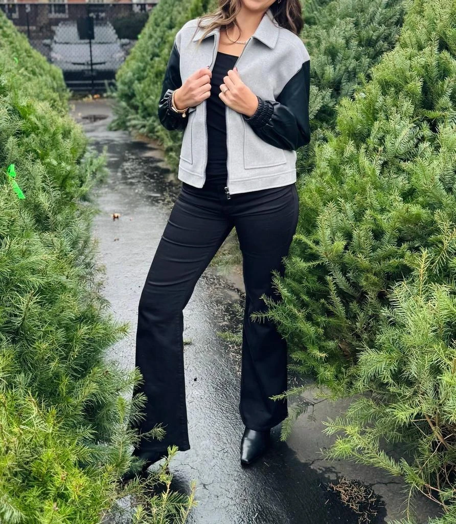 DOLCE CABO Dolce Cabo - Leather Sleeve Jacket 5