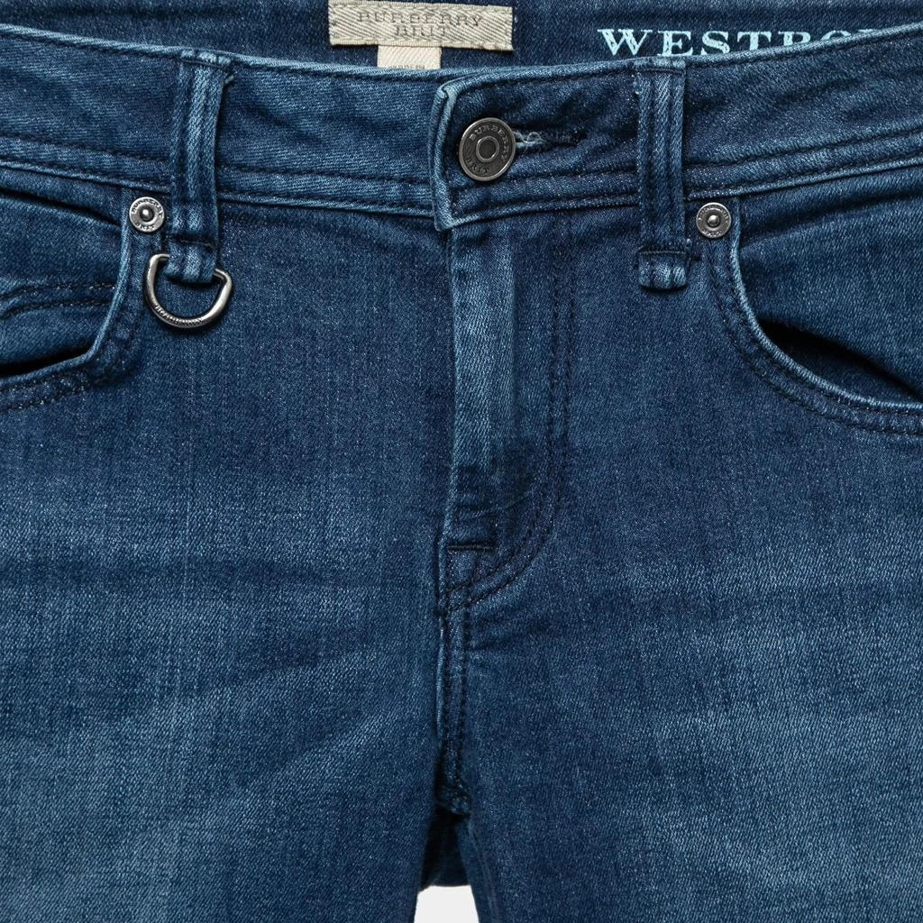 Burberry Burberry Brit Blue Denim Westbourne Skinny Ankle Jeans S Waist 28" 3