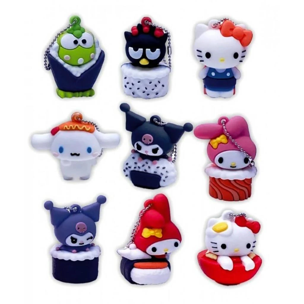 Hello Kitty Set of 3 and Friends Sushi Mystery Collectible Capsules 2