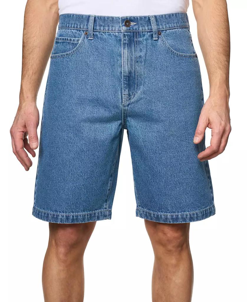 Lazer Men's Loose-Fit 10" Denim Shorts