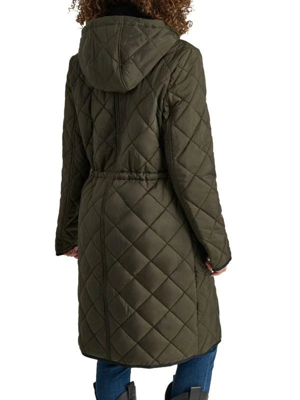 Shop Missy Diamond-Quilted Hooded Parka on Sale at BeyondStyle