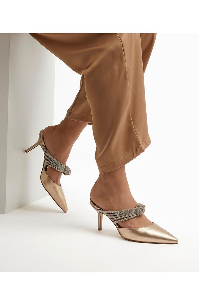 DUNE London Croatias Embellished Pointed Toe Mule