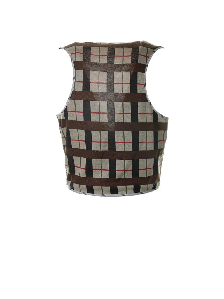 Vivienne Westwood Vivienne Westwood V-Neck Buttoned Checked Vest 2