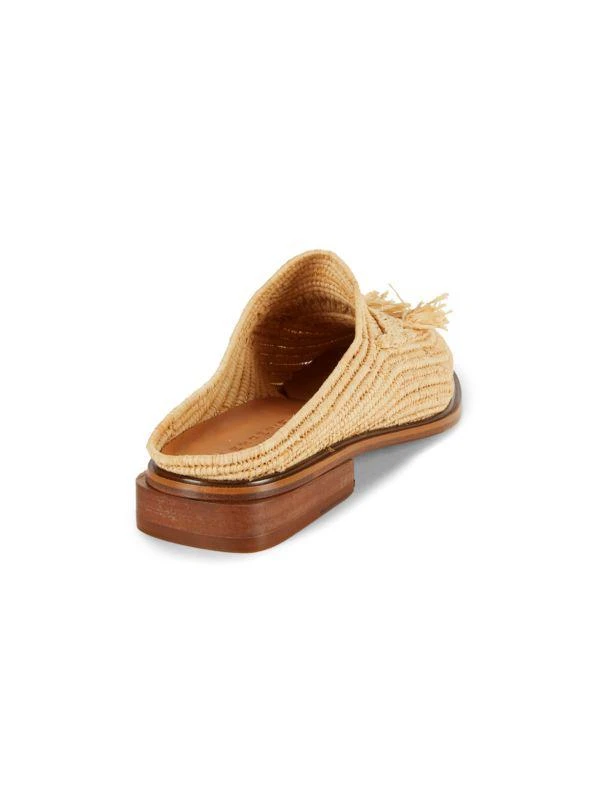 Clergerie Jil Tassel Raffia Mules 3