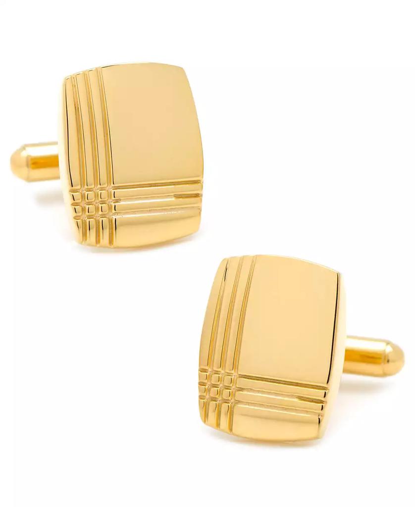 Cufflinks Inc. Stainless Steel Tartan Plaid Cufflinks
