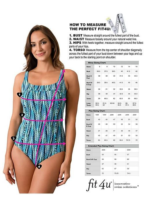 Fit 4 U 4 U Fit 4 Us Fit 2 Lift Makenna Underwire Crossover Front Shirred Tank W Removeable Pads 3
