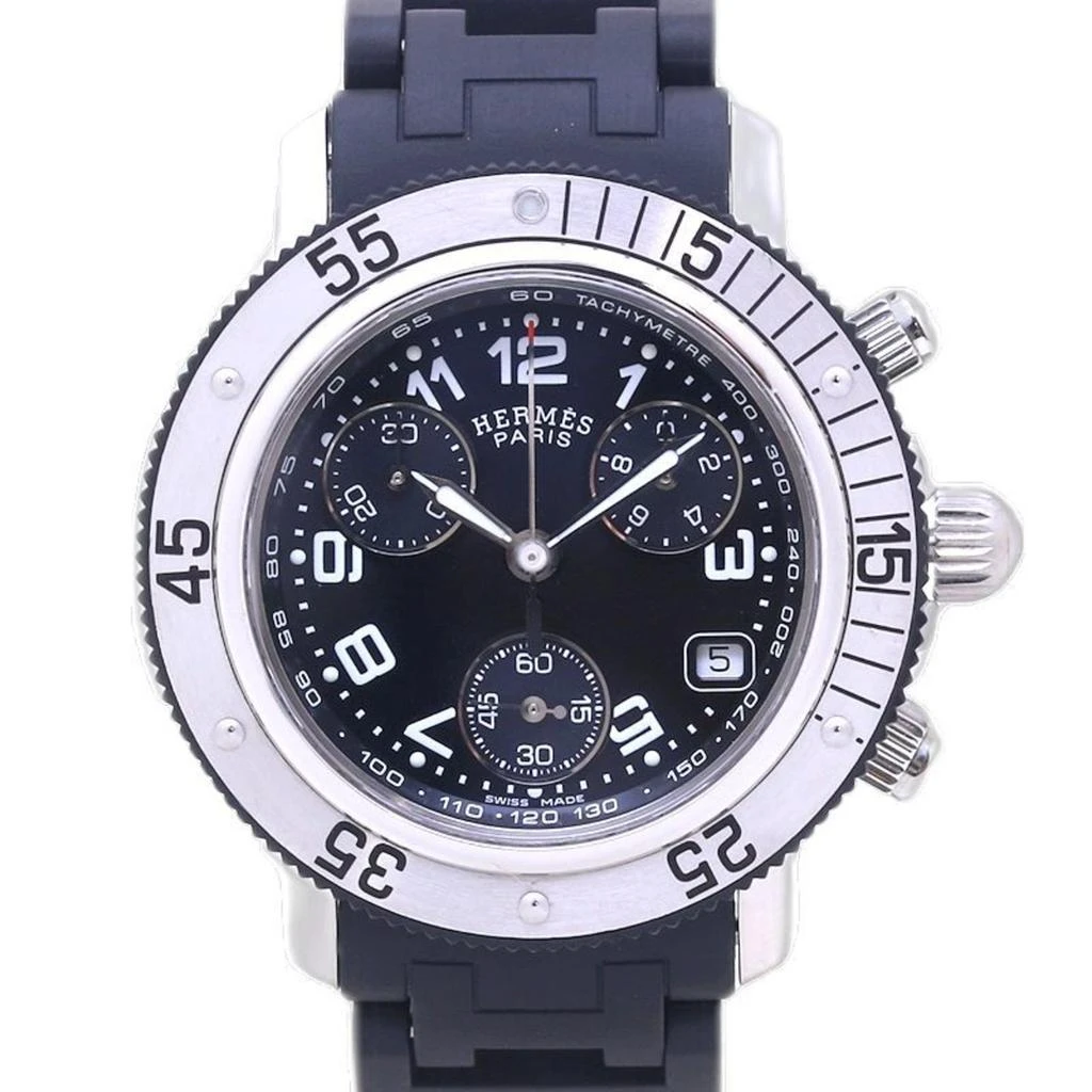 Hermes Stainless Steel Wristwatch (Pre-Owned) 1