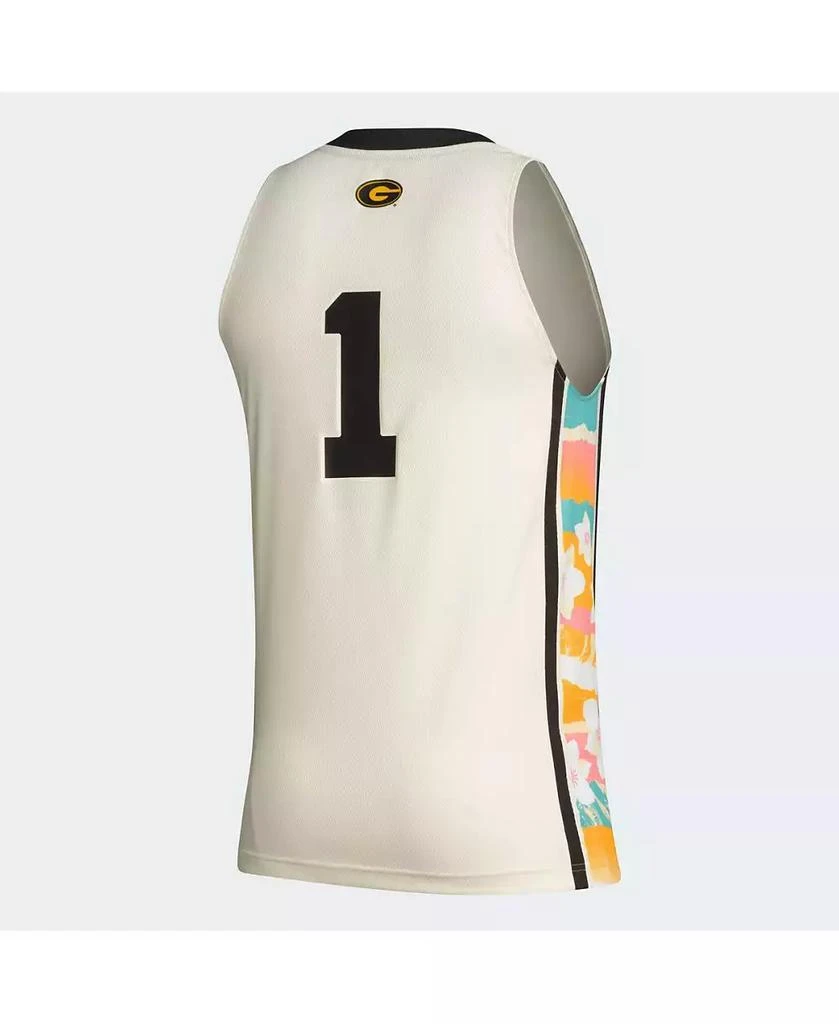 Adidas Men's #1 Khaki Grambling Tigers Honoring Black Excellence Basketball Jersey 2