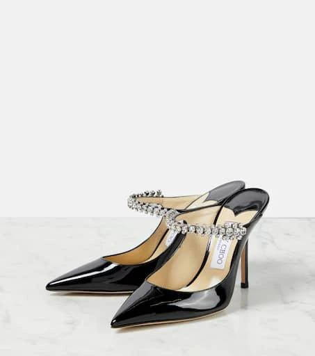 Jimmy Choo Bing 100 patent leather mules 5