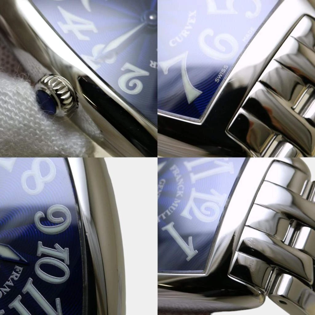 Franck Muller Franck Muller Blue Stainless Steel Cintree Curvex 1752QZ AC Quartz Women's Wristwatch 25 mm 4