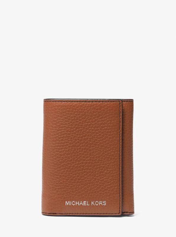 Michael Kors Hudson Pebbled Leather Tri-Fold Wallet 1