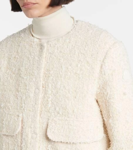 Moncler Dauphin tweed down jacket 4